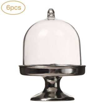 6/12Pcs Plastic Candy Wedding Box Candy Doos Plastic Snoep Lade Dozen Huwelijkscadeau Dozen Verpakking dozen Voor Party C 6stk