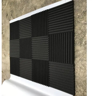 6/12pcs Soundproofing Sponge Cotton Indoor Acoustic Insulation Foam Noise Reduction Studio Room Concert Hall Supplies