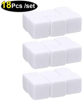 6/18 Stuks Pure Natuurlijke Whisky Ijs Stenen Wijn Drinks Cooler Cubes Whisky Rocks Graniet Pouch Met Pouch Keuken Bar Gereedschap wit-3 sets