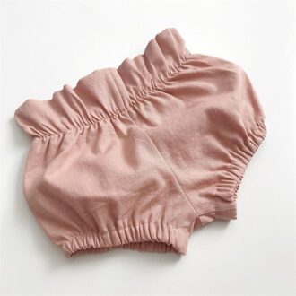 6-24M Solid Zomer Bloeiers Baby Meisje Shorts Pantalones Cortos Luier Cover Baby Bummies Zuigeling Shorts Peuter jongen Kleding Roze / 6m