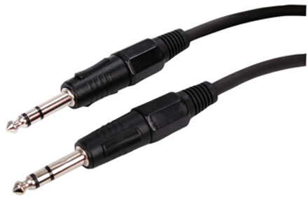 6.35mm Jack/6.35mm Jack, 6.0m 6m 6.35mm 6.35mm Zwart audio kabel