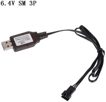 6.4V/7.4V Lader Li-Ik SM-3P Rc Speelgoed Afstandsbediening Positieve Draagbare Usb 103E B 6.4V