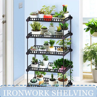 6/5/4/3 Tier Plant Shelves Flower pot holder Garden Rack Display Stand Succulent plants home Balcony Decoration