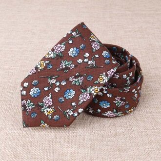 6.5 Cm Katoen Bloemen Stropdas Stropdassen Voor Mannen Suit Wedding Zaken Gravatas Corbatas Slanke Stropdas Das Accessoires MLD006
