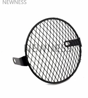 6.5 "Ronde Motorfiets Led Koplamp 6.5 Inch Retro Koplamp Universal Scooter Front Light Motor Lamp Koplamp Bracktes licht hoes