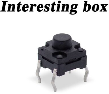 6*6 Waterdicht Tact Switch 4 Pin Schakelaar 6*6*4.3-10 Wasmachine schakelaar Diy Handgemaakte Accessoires 11H 2stk