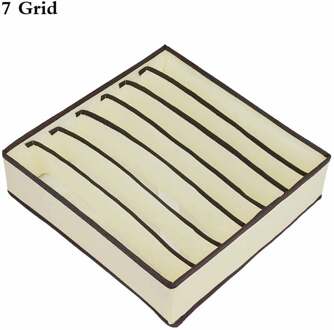 6/7/8/24 Grid Ondergoed Organizer Box Voor Grid Garderobe Lade Organizer Stof Thuis Container Opvouwbare Opslag doos