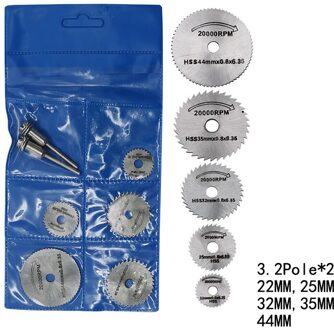 6/7Pcs Mini Hss Cirkelzaag Blade Rotary Tool Voor Dremel Metal Cutter Power Tool Set Hout Snijden discs Boor Doorn Cutoff