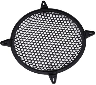 6/8/10/12 Inch Luidspreker Beschermende Mesh Cover Netto Auto Luidsprekers Eindversterker Decoratieve Cirkel Unit Netto Geluid box Grille zwart-10 duim