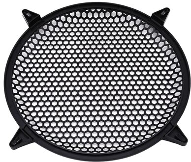 6/8/10/12 Inch Luidspreker Beschermende Mesh Cover Netto Auto Luidsprekers Eindversterker Decoratieve Cirkel Unit Netto Geluid box Grille zwart-12 duim