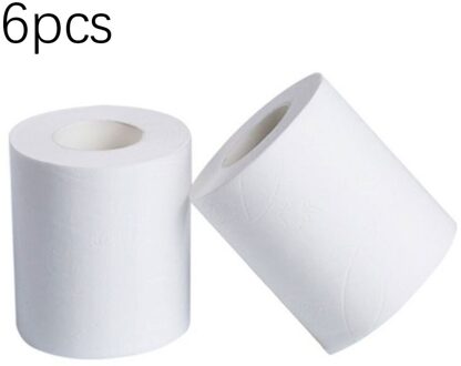 6/8/10/12 Rolls Home Keuken Toilet Roll Paper Tissue Glad Zachte Toiletpapier Auto Accessoires Interieur Auto papieren Handdoeken 6stk