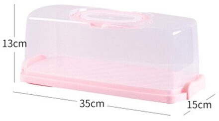 6/8/10 Inch Cake Carrier Draagbare Plastic Pastry Opbergdoos Dessert Container Cover Case Fruit Groenten Opslag Boxs plein
