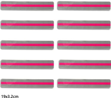 6/8/10 Pcs Transparante Lezen Gids Strip Schoolbenodigdheden Markeerstift Gekleurde Overlays Plastic Bladwijzer Voor Dyslexie Student 10stk-roos