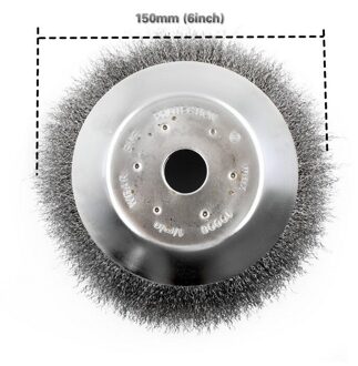 6/8 Inch Grastrimmer Hoofd Staaldraad Trimmen Hoofd Roesten Bosmaaier Maaier Draad Wieden Hoofd Voor Gazon Mowe 150mm