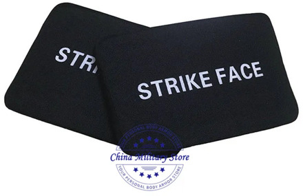 6 * 8 Inch Single Curve Plate NIJ III Alumina + PE Ballistic Plate Side Body Armor Plate