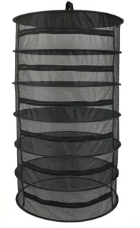 6/8 Lagen Drogen Netto Voor Kruiden Opknoping Mand Vouwen Droog Rek Kruid Drogen Netto Droger Zak Mesh Voor Bloemknoppen planten Organizer 6 floors