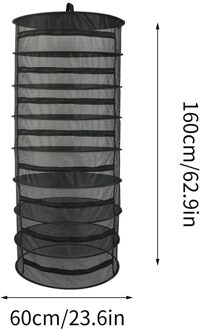 6/8 Lagen Drogen Netto Voor Kruiden Opknoping Mand Vouwen Droog Rek Kruid Drogen Netto Droger Zak Mesh Voor Bloemknoppen planten Organizer 8 floors