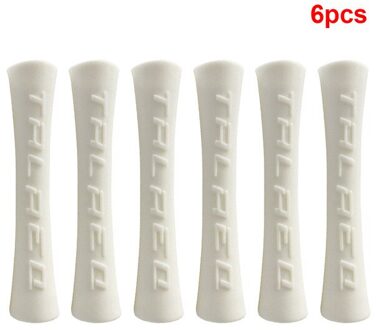 6/8 Stuks Anti-Wrijven Fiets Kabel Protector Fiets Brake Shift Kabel Guard Anti-Wrijving Bike Frame protector Buizen Kabel Cover 6stk wit
