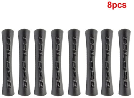 6/8 Stuks Anti-Wrijven Fiets Kabel Protector Fiets Brake Shift Kabel Guard Anti-Wrijving Bike Frame protector Buizen Kabel Cover 8stk zwart