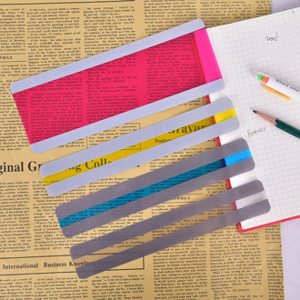 6/8 Stuks Lezen Gids Strips Markeerstift Gekleurde Overlays Bladwijzer Lezen Strips Voor Student Leraar Dyslexie Mensen Kid Gift