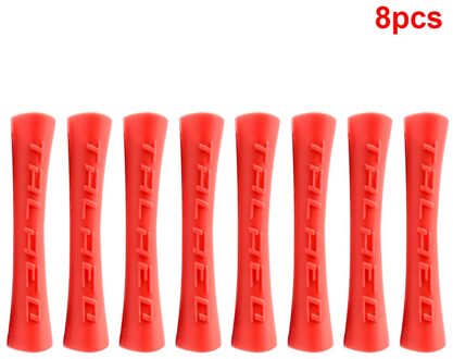 6/8Pcs Fiets Brake Shift Kabel Guard Anti-Wrijving Bike Frame Protector Buizen Beschermhoes rood 8stk