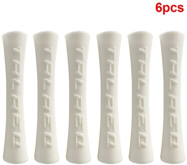 6/8Pcs Fiets Brake Shift Kabel Guard Anti-Wrijving Bike Frame Protector Buizen Beschermhoes wit 6stk