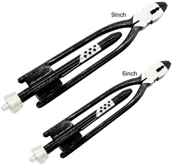 6/9 In High Carbon Steel Twisting Wire Pliers Fuse Clamp Screwdriver Wire Twister Aviation Safety Lock Pliers