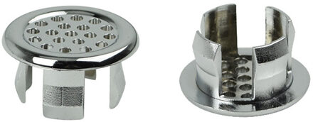 6 Assoeted Artistieke Sink Overloop Spare Cover Chrome Trim Badkamer Keramische Wastafel Overloop Ring Water Ring Zinken Ronde Ring