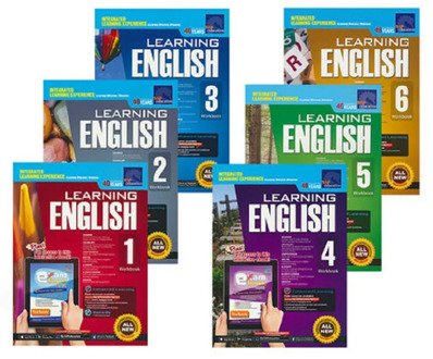 6 Books/Set SAP Learning English Workbook Grade 1-6 Children Learn English Books Singapore Primary School English Textbook