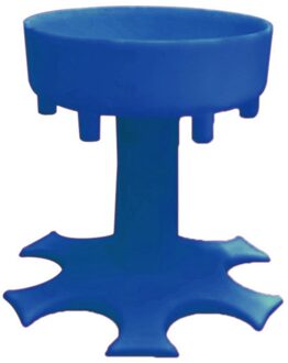 6 Borrelglaasjes Dispenser Houders Voor Wijn Bier Drank Drank Subpackage Rack Party Drank Drinken Games Bar Vullen Tool blauw plastic