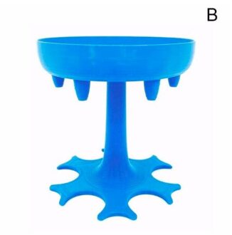 6 Borrelglas Dispenser Houder Shot Buddy Wijn Cocktail Snel Vullen Tool Cooler Bier Drank Dispenser Party Bar Accessoires Blauw