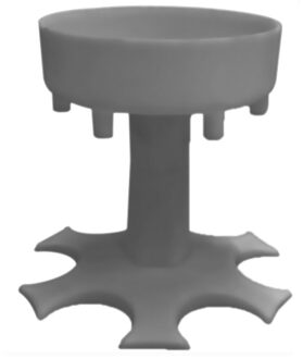 6 Borrelglas Dispenser Houder Vullen Vloeistof Opknoping Houder Stand Carrier Caddy Roze Voor Bier Cocktail grijs