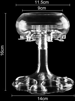 6 Borrelglas Dispenser Houder Wijn Schenker Drinking Game Party Bar Cocktail Bier Accessoire Snelle Vulling Drinken Glas Dispenser 1stk Dispenser houder