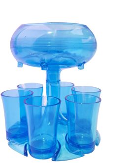 6 Borrelglas Dispenser Wijn Whisky Bier Dispenser Rack Bar Accessoires Caddy Liquor Dispenser Party Games Drinken Gereedschap # T2G