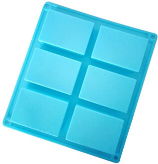 6 Cavity Rechthoek Zeep Siliconen Mal Diy Maken Zelfgemaakte Cakevorm Handgemaakte Zeep Maken Craft Voor Home Badkamer Zeep Formulieren #40