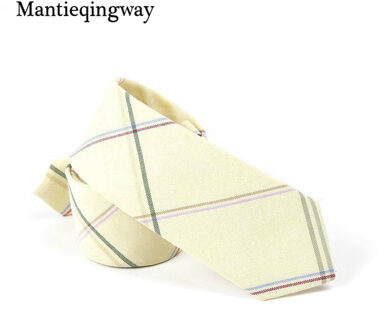 6 Cm Engeland Stijl Plaid Stropdas Strikjes Voor Mannen Vrouwen Bruiloft Stropdas Formele Slijtage Pak Katoen Skinny Tie 19