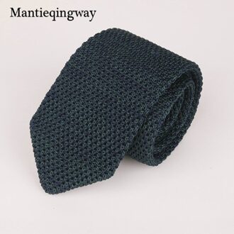 6 Cm Knit Gebreide Ties Voor Mens Pak Stropdas Effen Kleur Skinny Mannen Geweven Gravatas Slim Sjaaldassen Hals tie 082