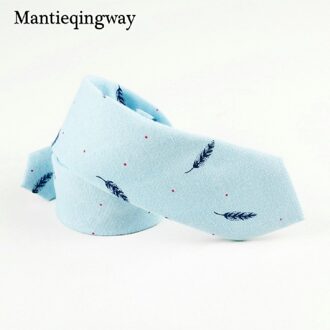 6 Cm Mens Katoen Casual Stropdas Bruiloft Bruidegom Jacquard Dassen Print Vogels Gravatas Bladeren Business Das 51