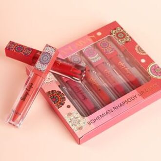 6 Color Bohemian Rhapsody Lip Gloss Set Set (7.2ml*6)