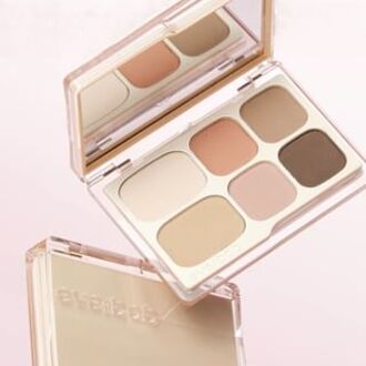 6-Color Nude Matte Eyeshadow Palette 01# - 10.5g