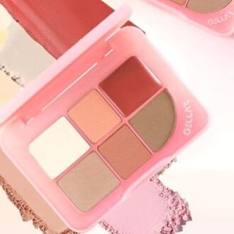 6 Colors Multi Function Palette - H02 Chestnut #H02 Chestnut - 11g