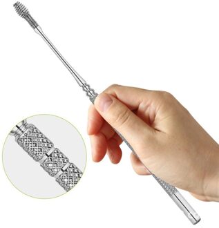 6-Delige Set Rvs Oor Pick Oor Lepel Spiraal Oor Picker Oor Picker Oor Pickers Gegraven Oor Cleaner