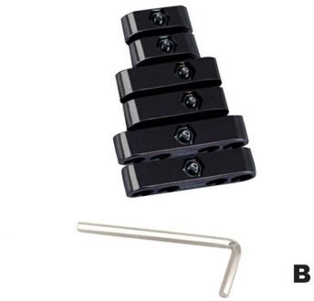 6-Delige Set Van 7Mm-8Mm Universele Bougie Splitter Klem Verchroomd bougiekabel Separator Splitter Loom