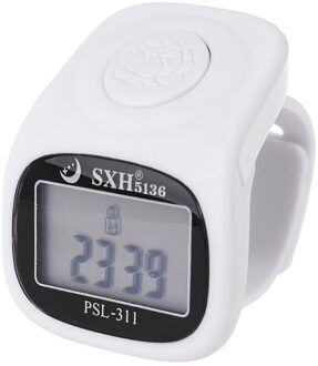 6 Digitale Lcd Hand Telapparaat 8 Kanalen Led Licht Tijd Functie Elektronische Gebed Silicon Ring Teller W
