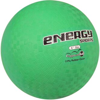 6 "Dodgeball, Speeltuin Bal Set Voor Indoor Of Outdoor Gebruik-(Zware) set Van (6) Diverse Kleuren groen