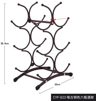 6 Flessen Wijn Wijnrek Houten Wijnfles Rack Houten Flessenrek Wijn Bar Rack Dining Bar Creatieve