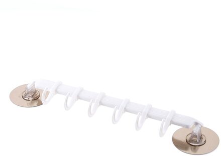 6 haak Hoek Sterke Zelfklevende Haak Handdoek Keuken Badkamer Rack Keuken Zuignap Rek Muur gemonteerde Vacuüm Cup Cup gratis Punch