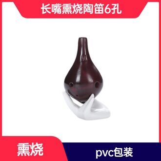 6 Hole Ocarina Ac Tune Instrument Fluit Fluitje 12 Gat Instrument 6-hole koffie