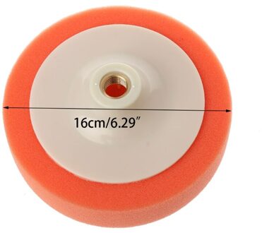 6 Inch 15Cm Auto Polijsten Buffing Polijsten Pad Spons Wiel Waxen Oranje 77HF 16mm