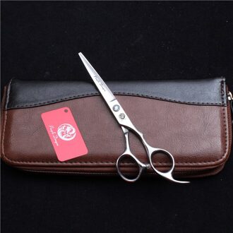 6 Inch 17Cm 440C Paarse Draak Dunner Schaar Snijden Schaar Kapper & #39S Schaar Dubbele Tanden Professionele haar Schaar Rood